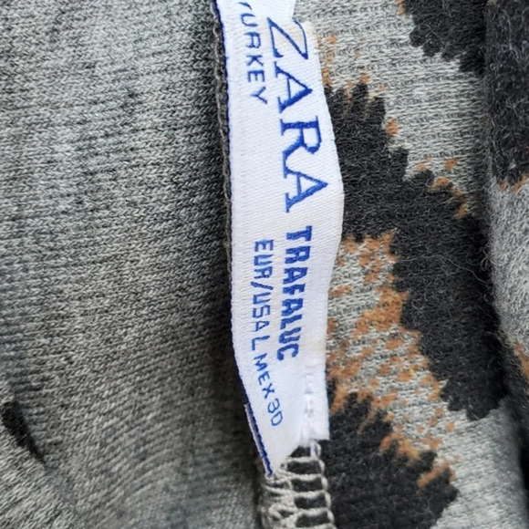 Zara animal print‎ Ling sleeve tee L - Picture 4 of 6